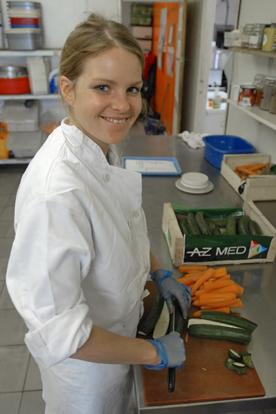 Chopping veg