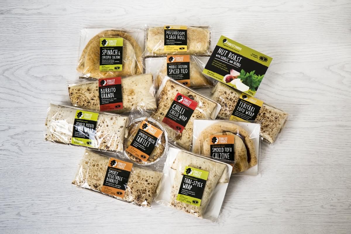 Savoury Vegan & Vegetarian Bakery Products Forest Foods