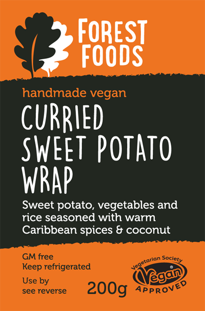 Curried Sweet Potato Wrap